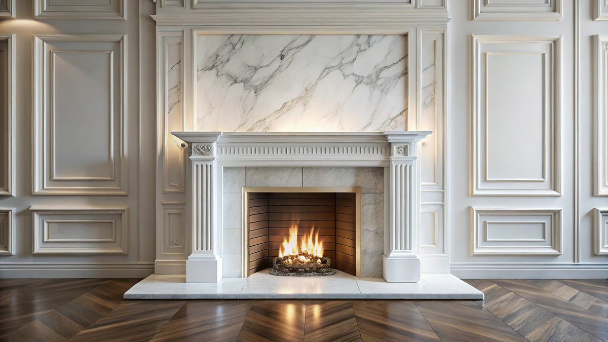 Marble-Fireplace